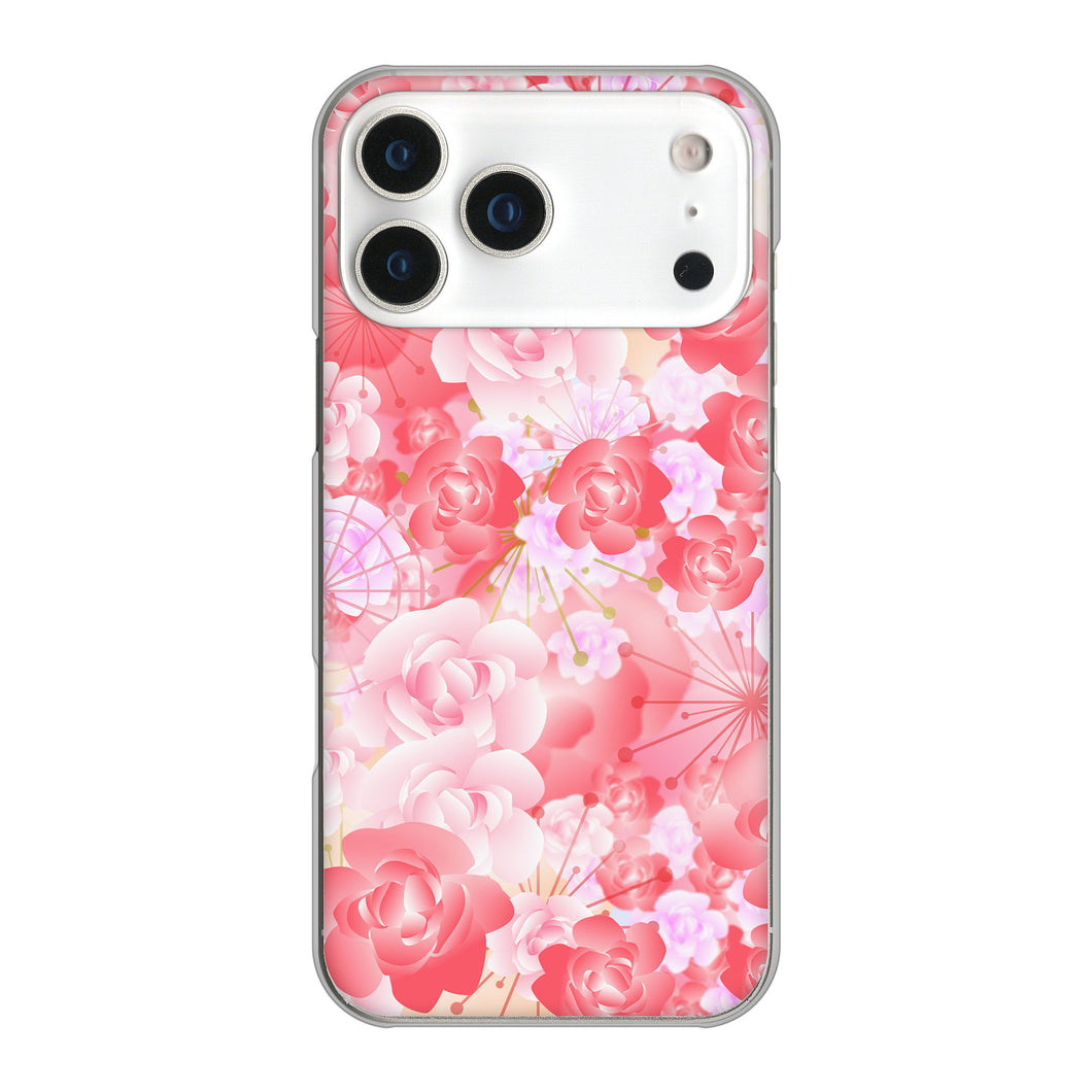 iPhone17 Pro Max 高画質仕上げ 背面印刷 ハードケース 【VA817 はんなり色の華】