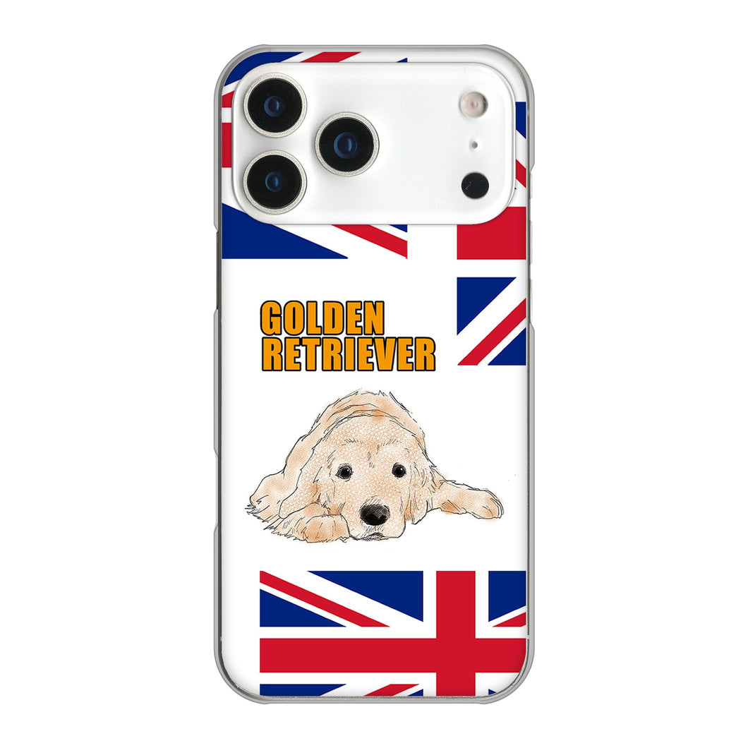 iPhone17 Pro Max 高画質仕上げ 背面印刷 ハードケースゴールデンレトリバー