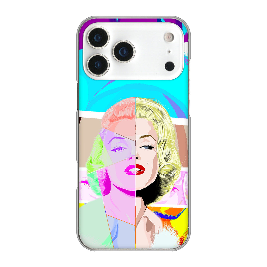 iPhone17 Pro Max 高画質仕上げ 背面印刷 ハードケースマリリンモンローデザイン