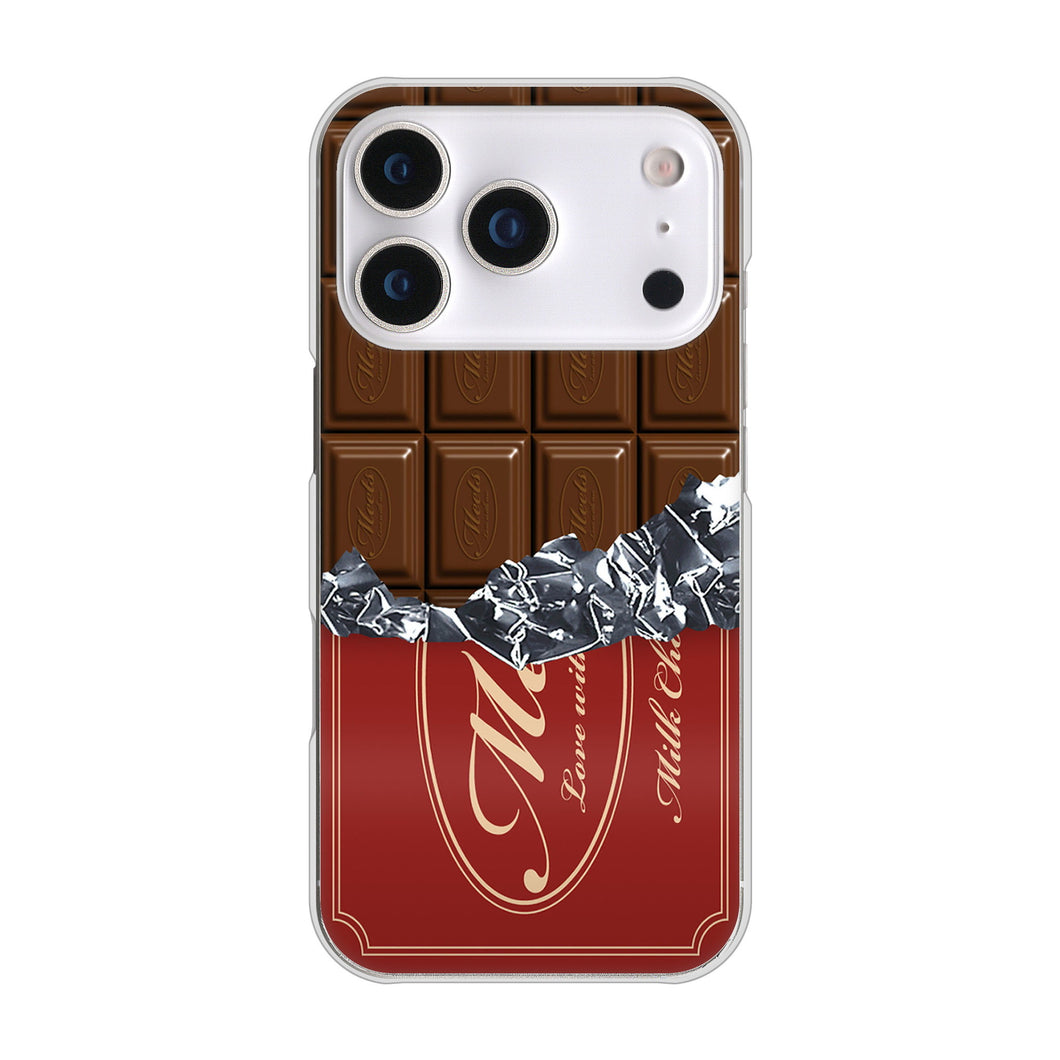 iPhone17 Pro 高画質仕上げ 背面印刷 ハードケース板チョコ