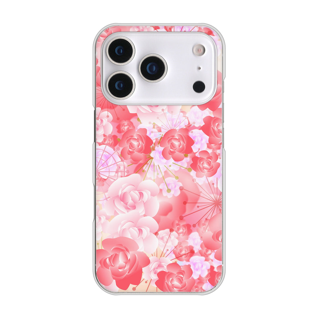 iPhone17 Pro 高画質仕上げ 背面印刷 ハードケース 【VA817 はんなり色の華】