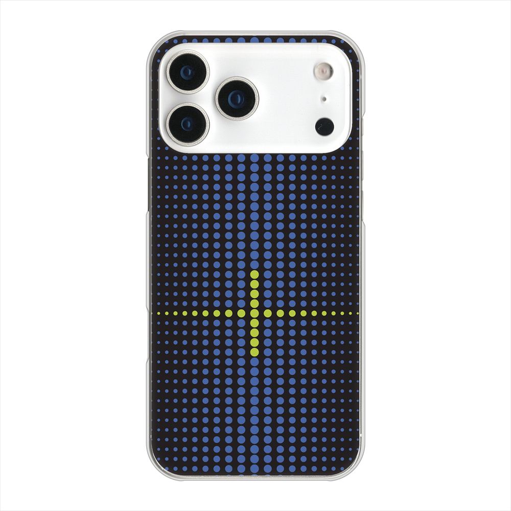 iPhone18 Pro Max 高画質仕上げ 背面印刷 ハードケース 【IB907 グラデーションドット】