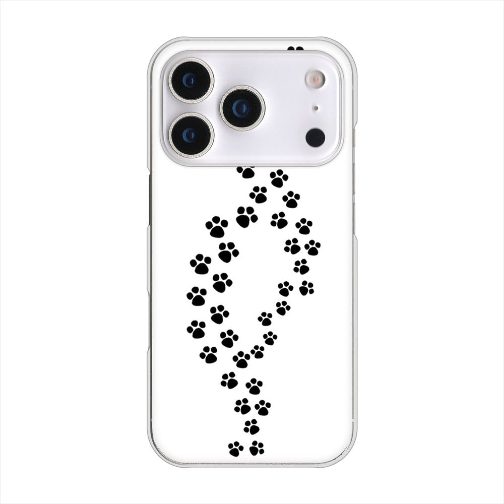 iPhone18 Pro 高画質仕上げ 背面印刷 ハードケース 【066 あしあと】