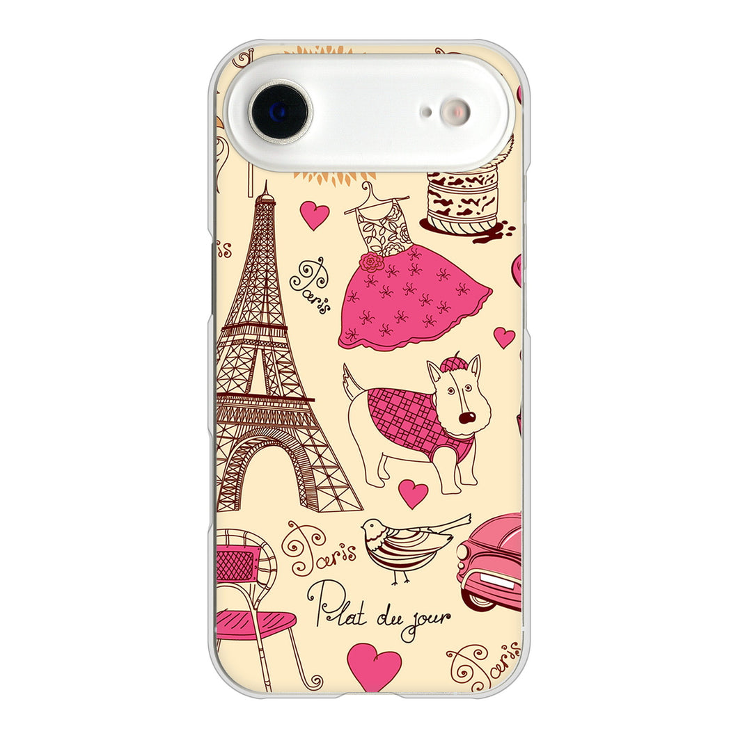 iPhone Air 高画質仕上げ 背面印刷 ハードケースLOVE フランス