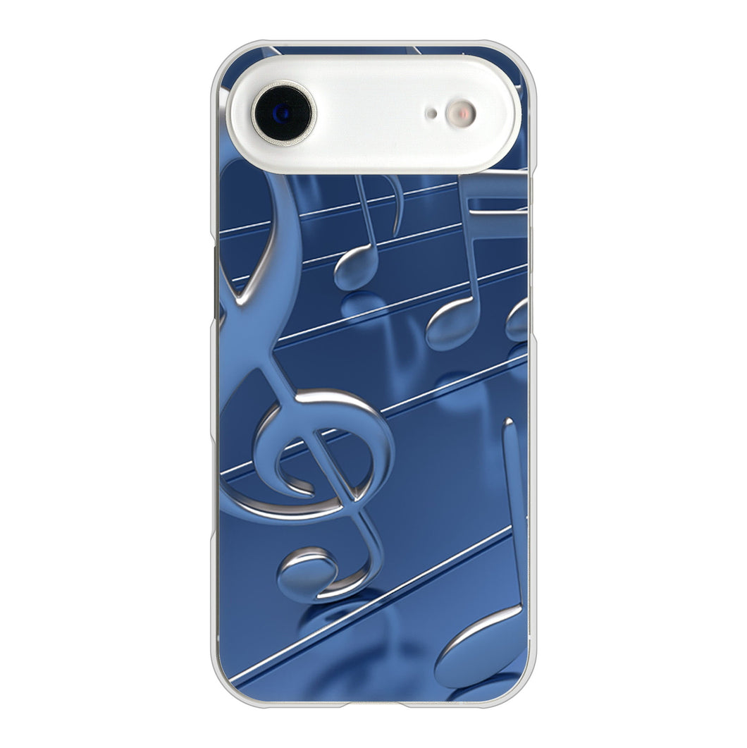 iPhone Air 高画質仕上げ 背面印刷 ハードケース音符