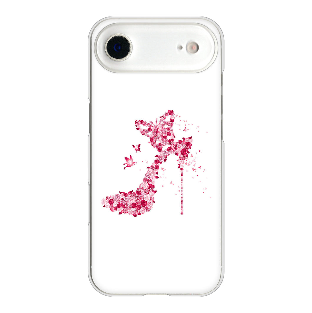 iPhone Air 高画質仕上げ 背面印刷 ハードケース 【387 薔薇のハイヒール】