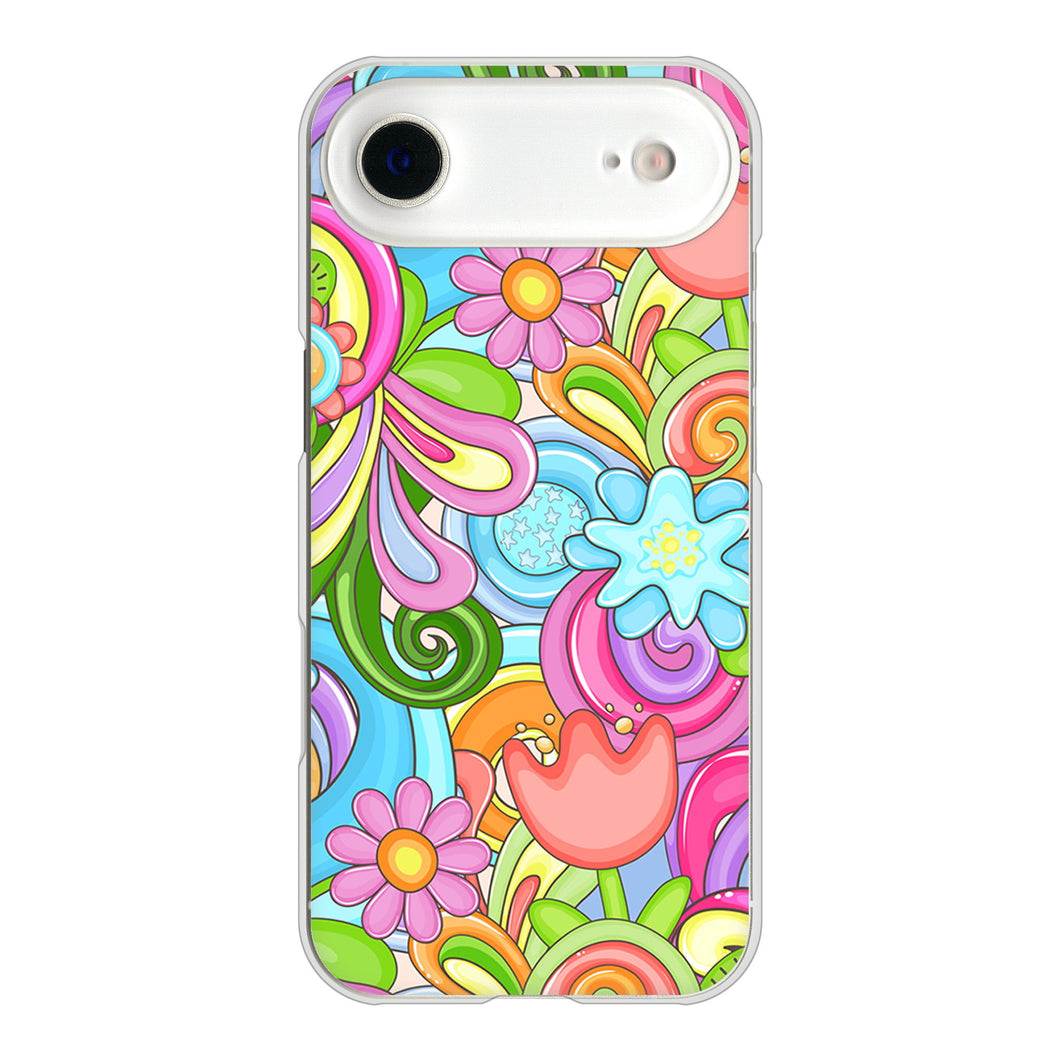 iPhone Air 高画質仕上げ 背面印刷 ハードケース 【713 ミラクルフラワー】