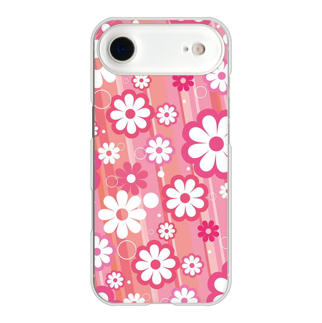 iPhone Air 高画質仕上げ 背面印刷 ハードケース 【751 マーガレット(ピンク系)】
