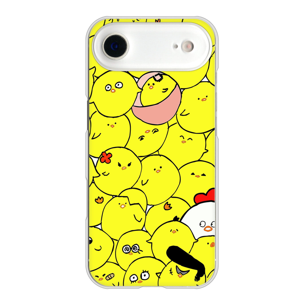 iPhone Air 高画質仕上げ 背面印刷 ハードケース 【1031 ピヨピヨ】