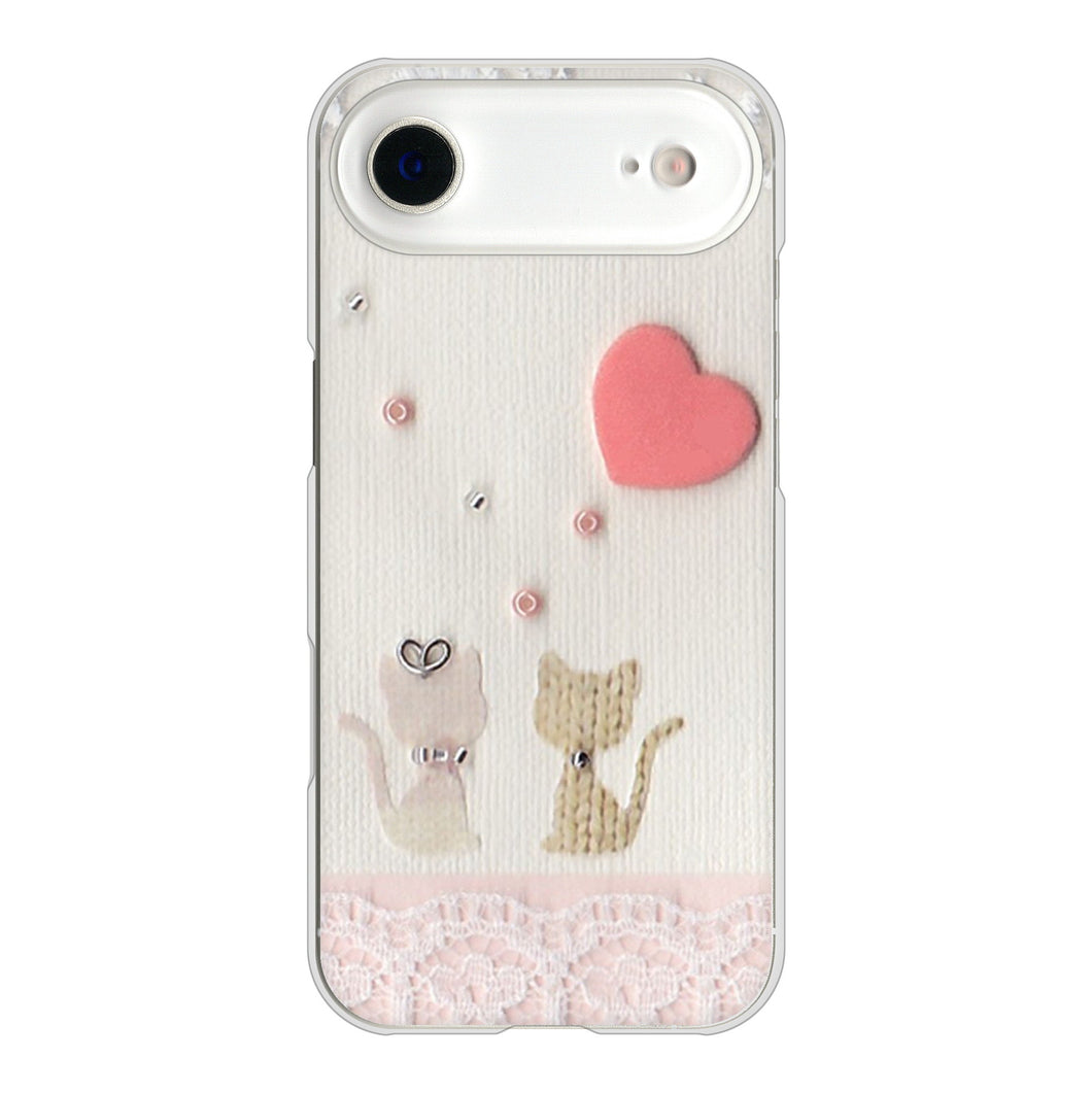 iPhone Air 高画質仕上げ 背面印刷 ハードケースクラフト写真ネコ