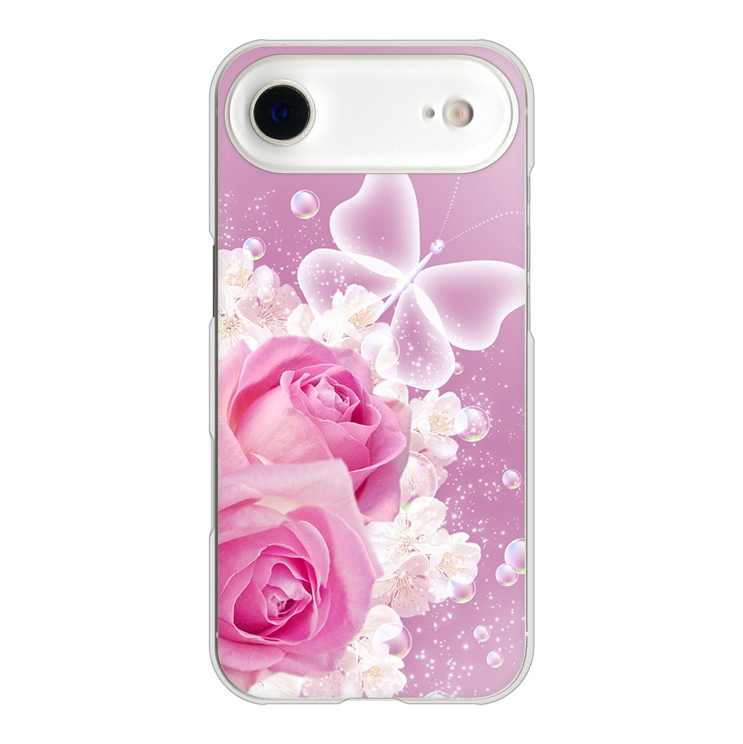 iPhone Air 高画質仕上げ 背面印刷 ハードケースロマンチックなバラ