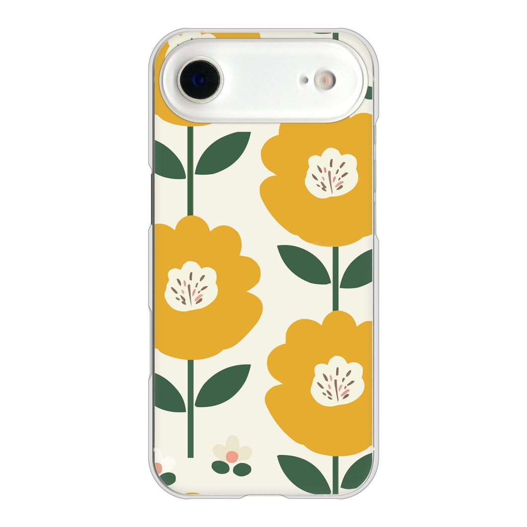 iPhone Air 高画質仕上げ 背面印刷 ハードケース北欧風花柄