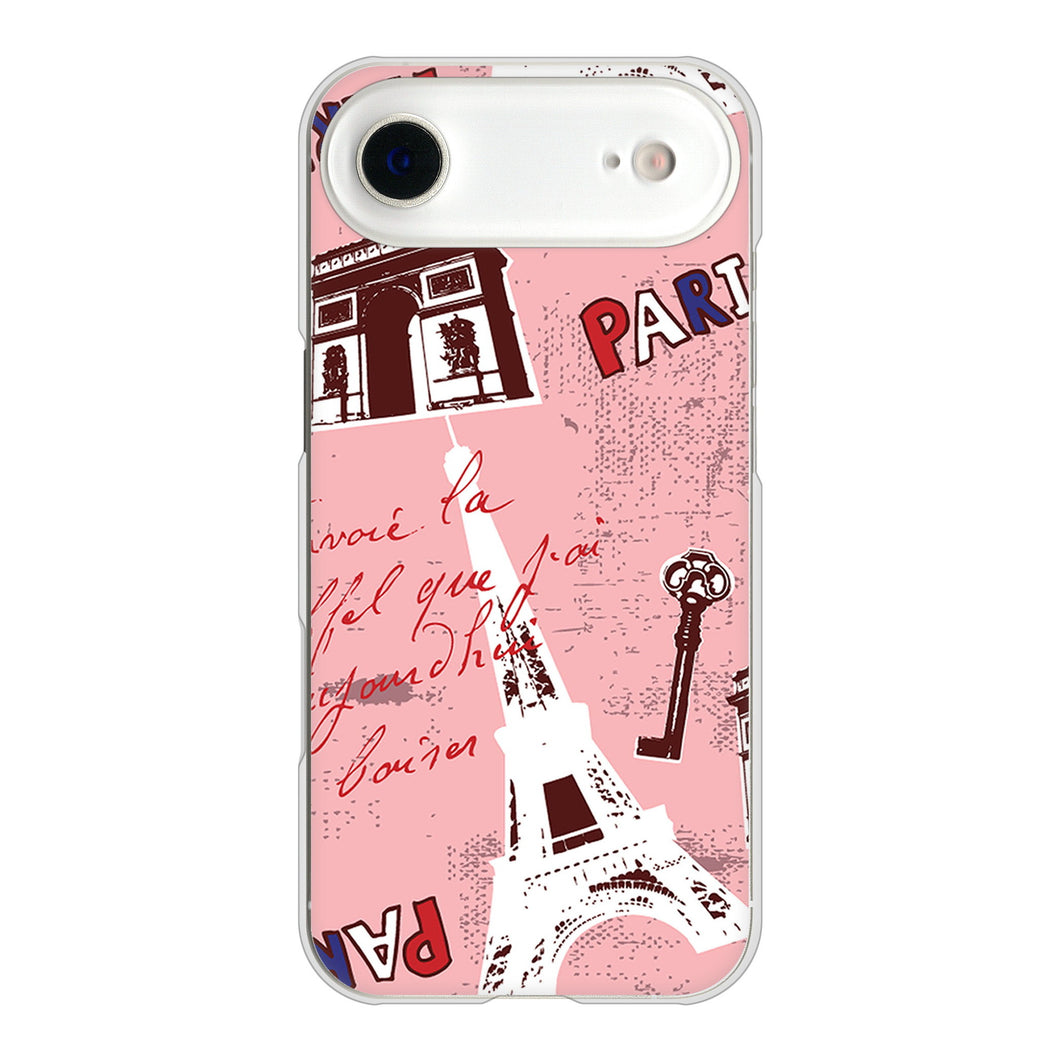 iPhone Air 高画質仕上げ 背面印刷 ハードケースビューティフルパリレッド