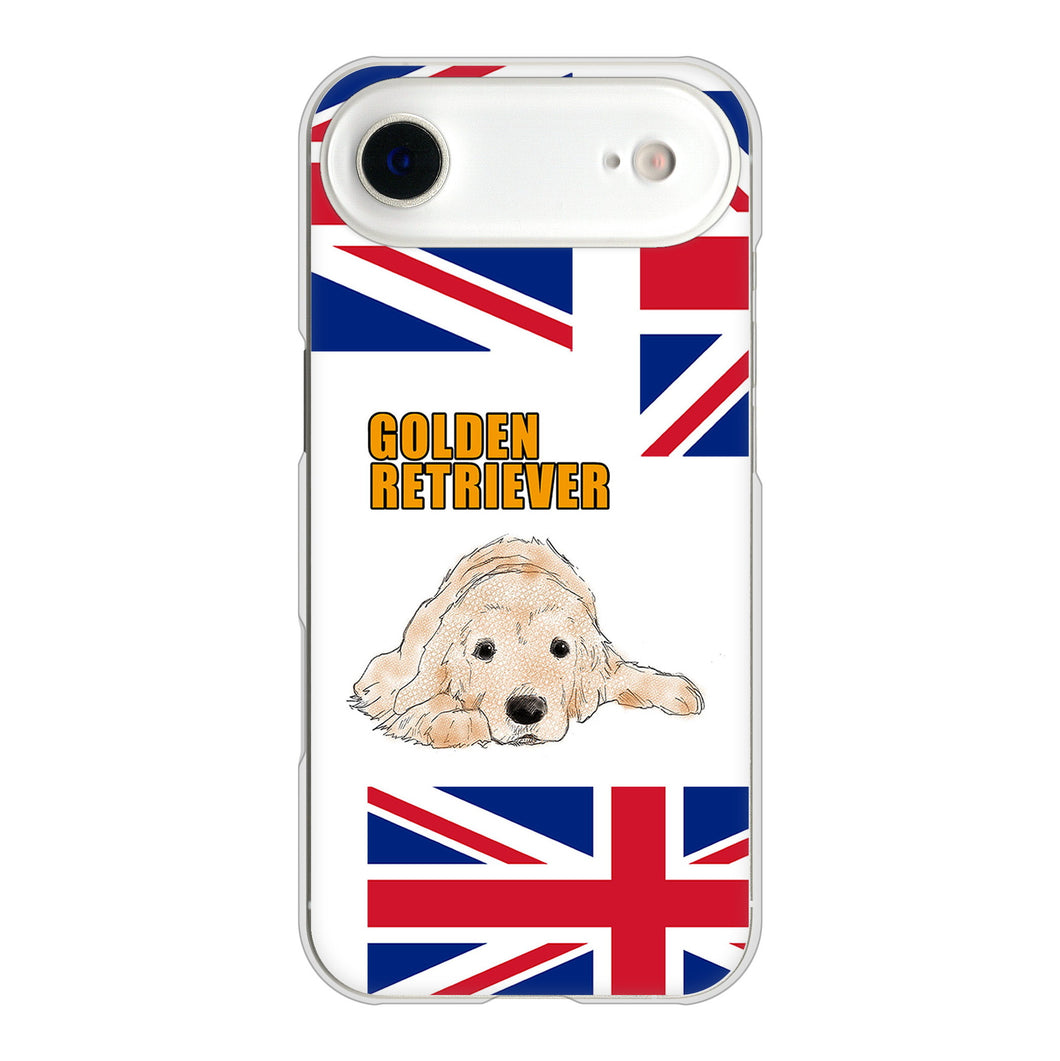 iPhone Air 高画質仕上げ 背面印刷 ハードケースゴールデンレトリバー
