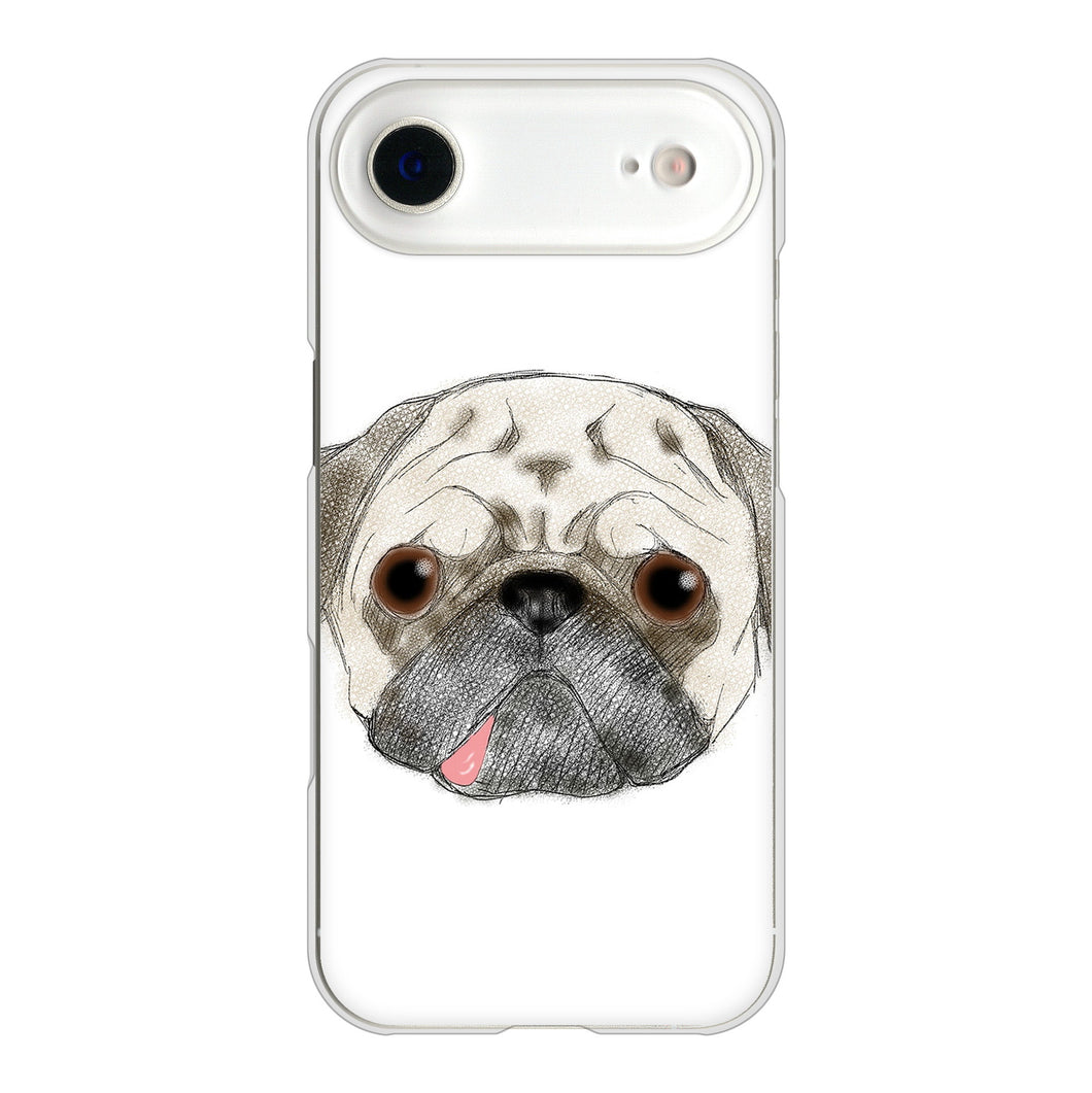 iPhone Air 高画質仕上げ 背面印刷 ハードケースパグ