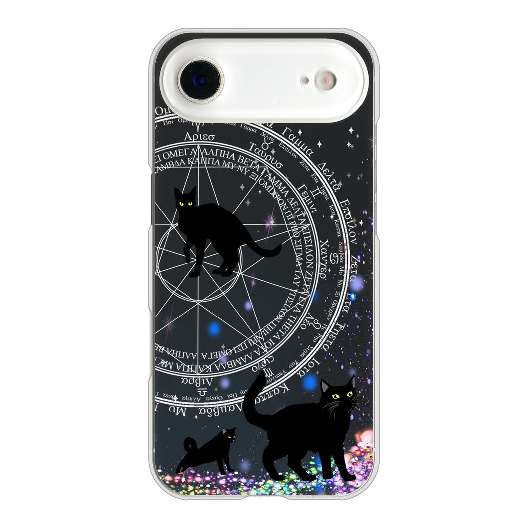 iPhone Air 高画質仕上げ 背面印刷 ハードケース魔法陣猫