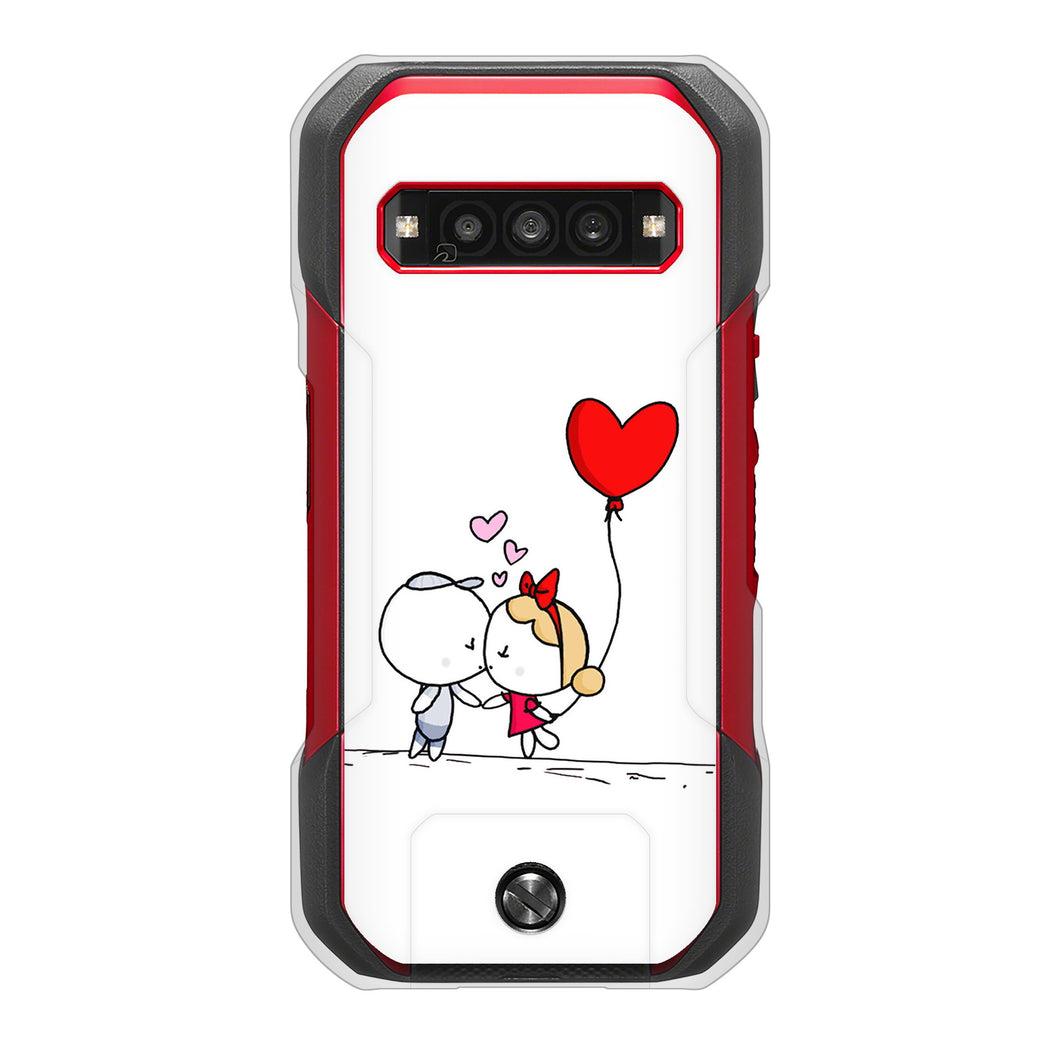 TORQUE G06 KYG03 au 高画質仕上げ 背面印刷 ハードケースカップル