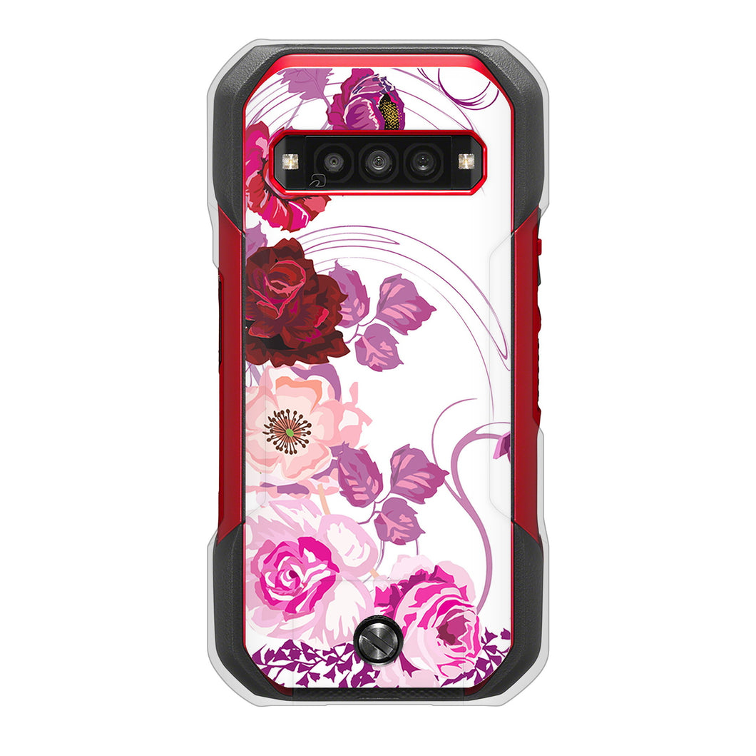 TORQUE G06 KYG03 au 高画質仕上げ 背面印刷 ハードケースロマンチックなバラ