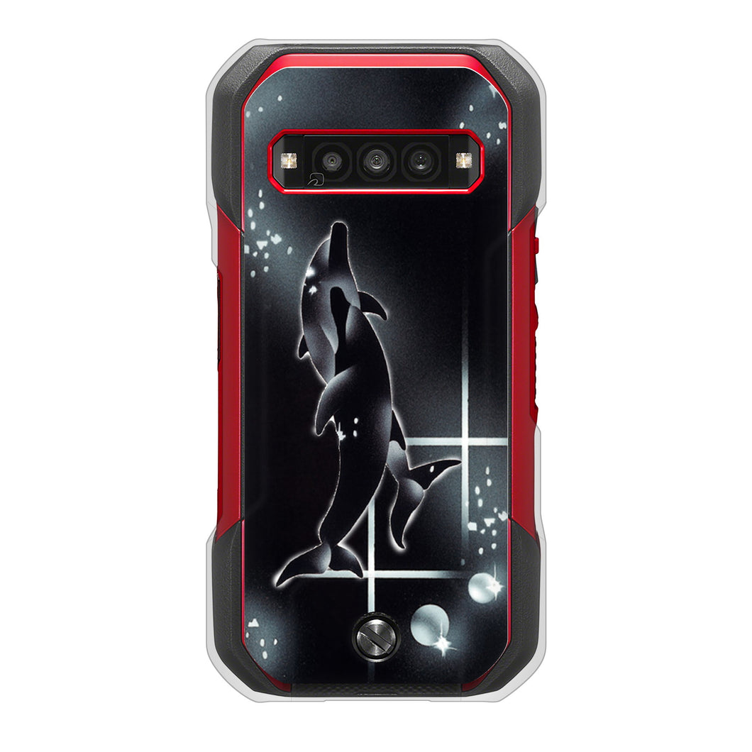 TORQUE G06 KYG03 au 高画質仕上げ 背面印刷 ハードケース海の守り神