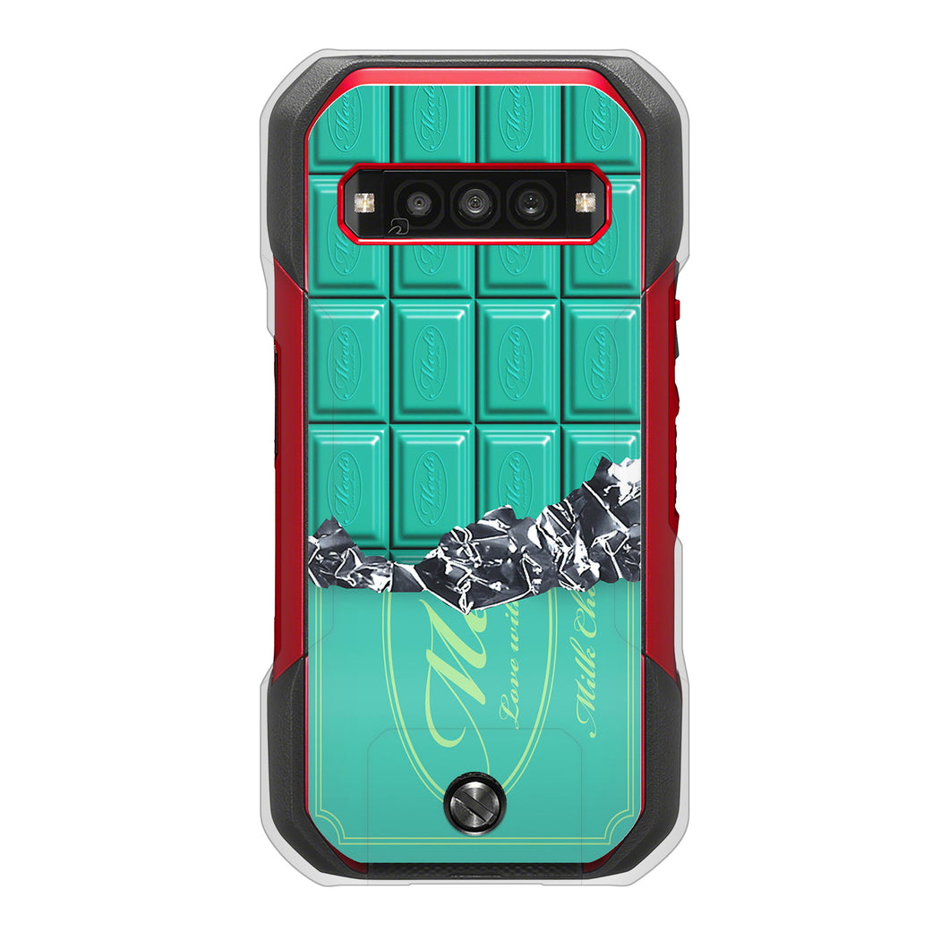 TORQUE G06 KYG03 au 高画質仕上げ 背面印刷 ハードケース板チョコ