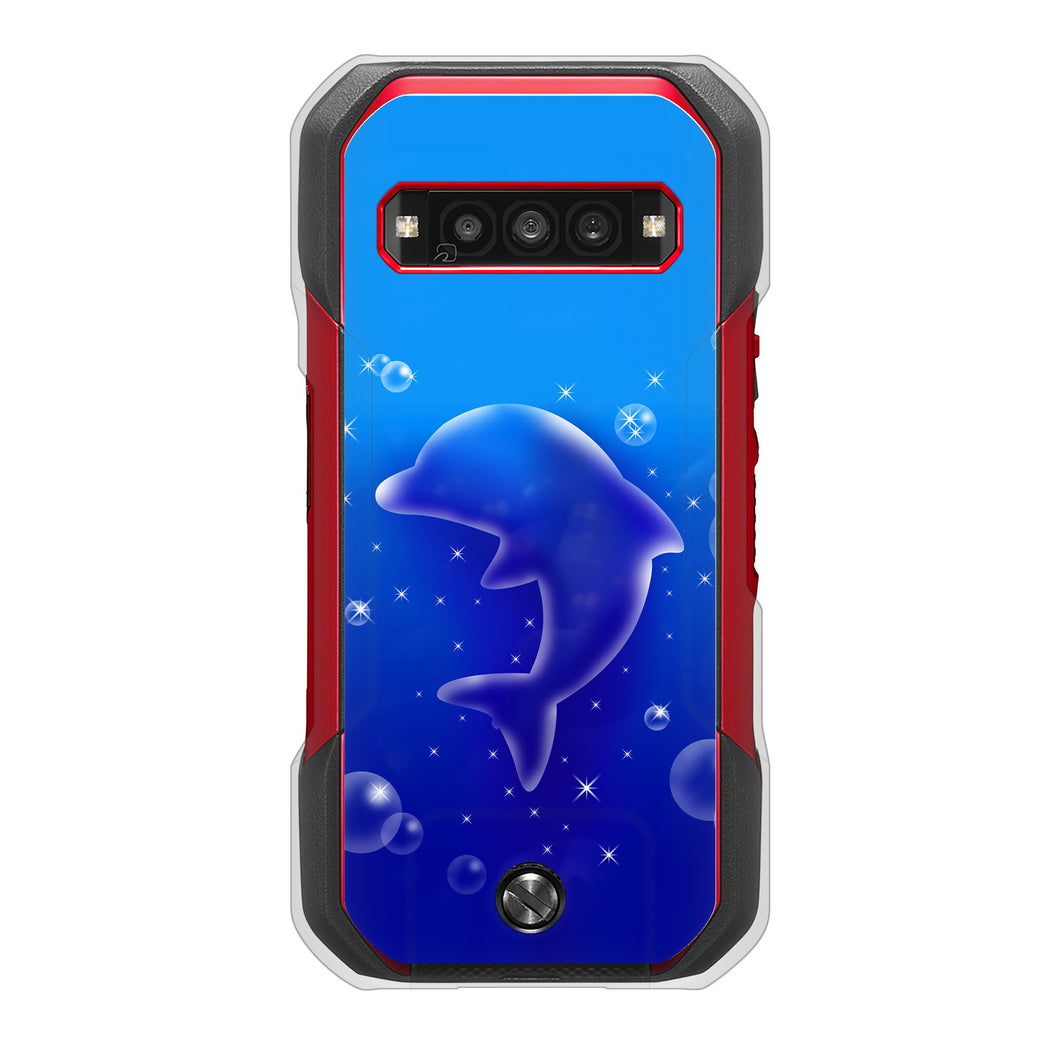 TORQUE G06 KYG03 au 高画質仕上げ 背面印刷 ハードケース海の守り神