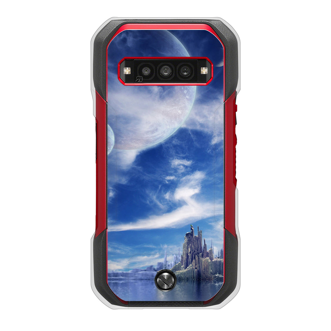 TORQUE G06 KYG03 au 高画質仕上げ 背面印刷 ハードケース 【1270 広がる宇宙】