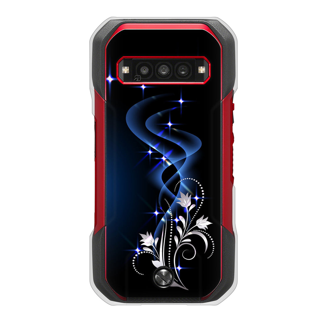 TORQUE G06 KYG03 au 高画質仕上げ 背面印刷 ハードケース 【1278 華より昇る流れ】