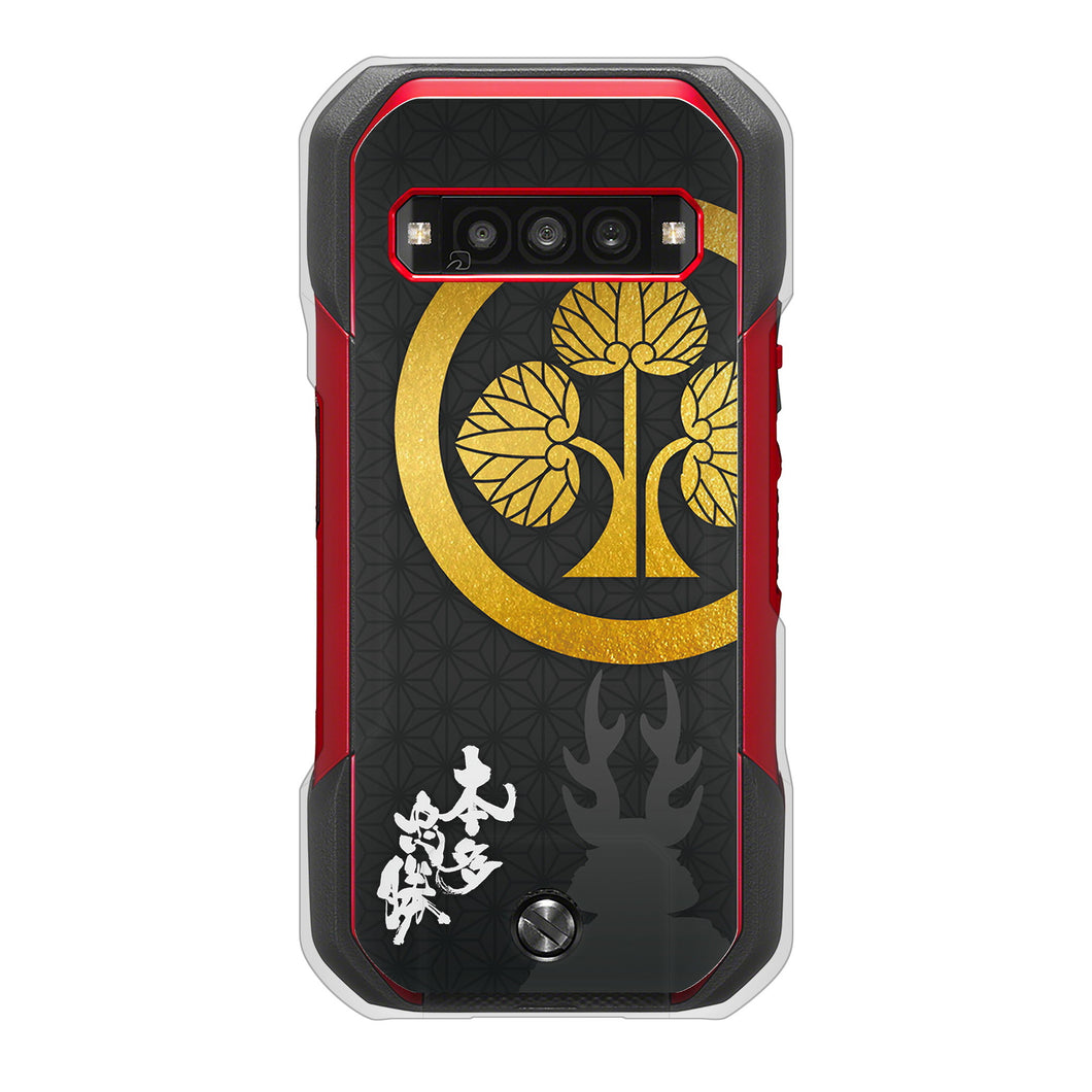 TORQUE G06 KYG03 au 高画質仕上げ 背面印刷 ハードケース家紋