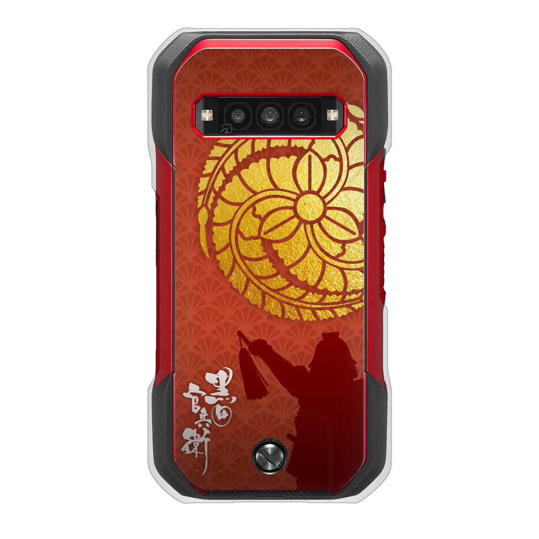 TORQUE G06 KYG03 au 高画質仕上げ 背面印刷 ハードケース家紋