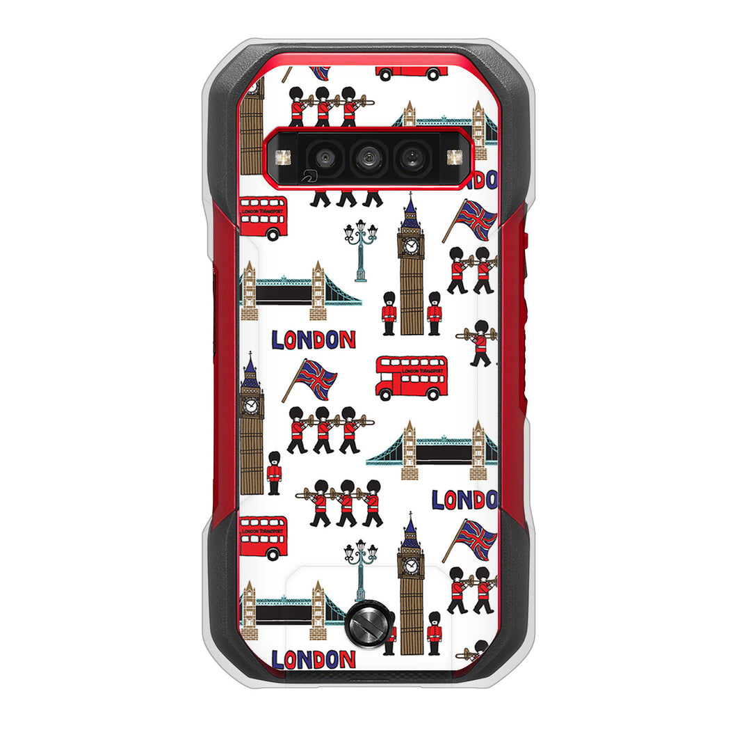 TORQUE G06 KYG03 au 高画質仕上げ 背面印刷 ハードケース 【EK811 ロンドンの街】