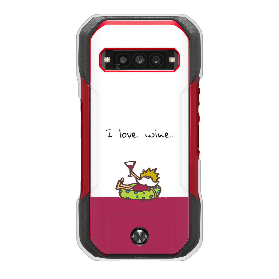 TORQUE G06 KYG03 au 高画質仕上げ 背面印刷 ハードケース 【IA811 ワインの神様】