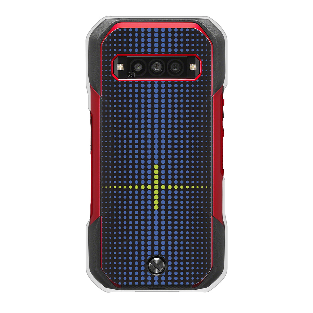 TORQUE G06 KYG03 au 高画質仕上げ 背面印刷 ハードケース 【IB907 グラデーションドット】