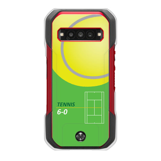 TORQUE G06 KYG03 au IB920 TENNIS ハードケース 背面印刷