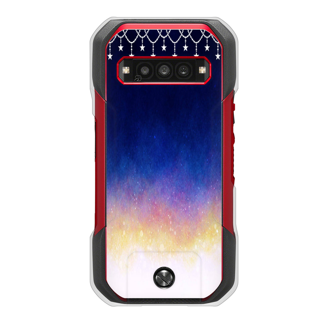 TORQUE G06 KYG03 au 高画質仕上げ 背面印刷 ハードケース 【MI803 冬の夜空】