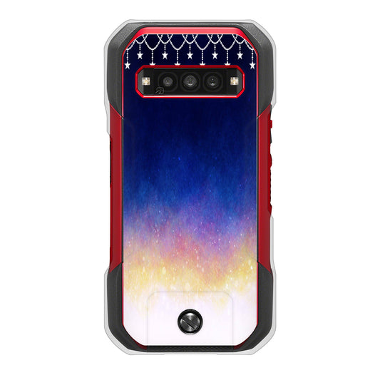 TORQUE G06 KYG03 au 高画質仕上げ 背面印刷 ハードケース 【MI803 冬の夜空】