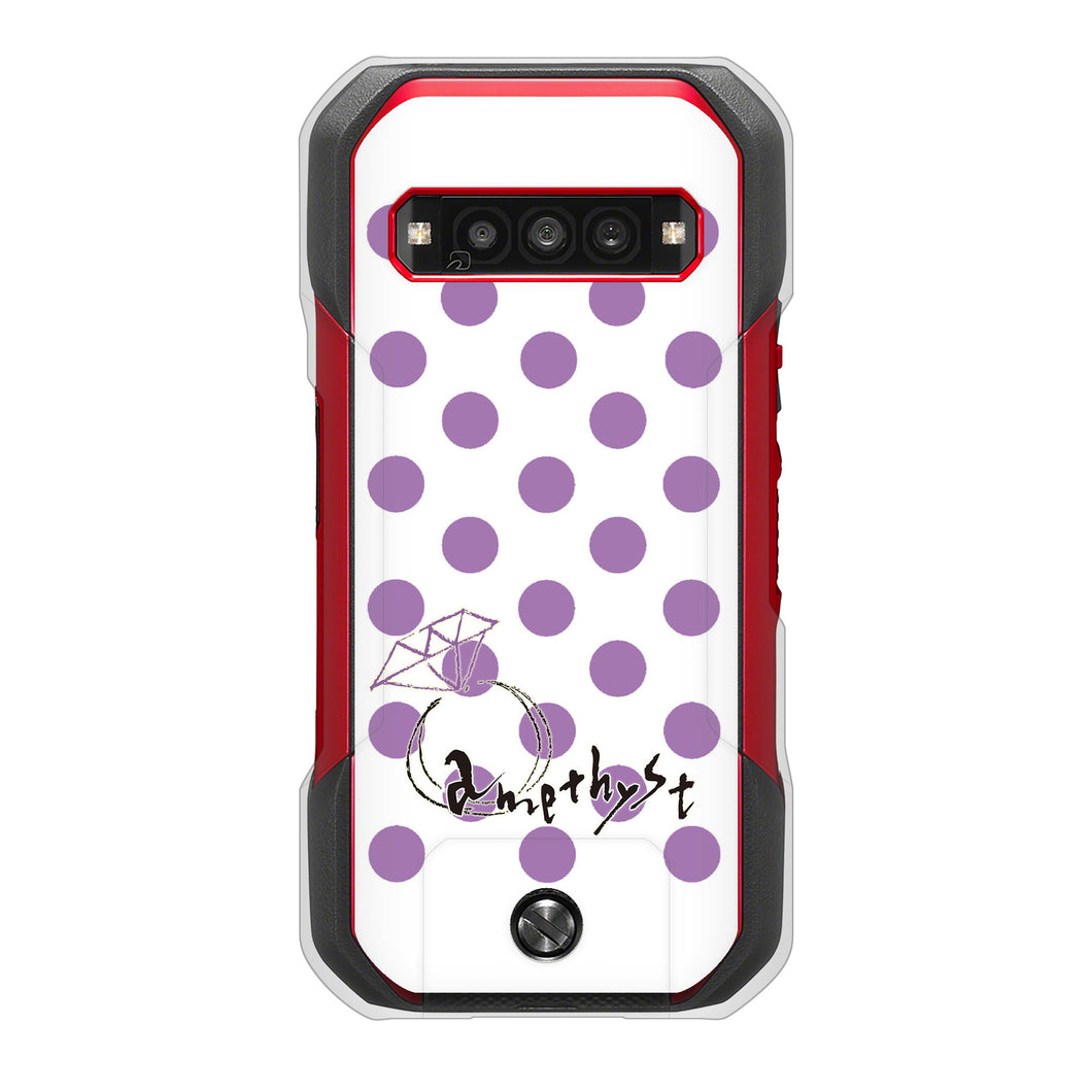 TORQUE G06 KYG03 au 高画質仕上げ 背面印刷 ハードケース大野詠舟 誕生石