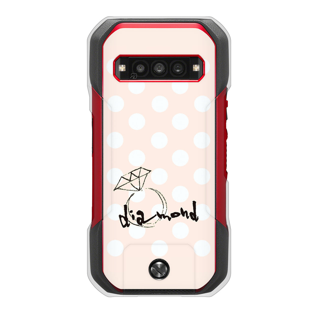 TORQUE G06 KYG03 au 高画質仕上げ 背面印刷 ハードケース大野詠舟 誕生石