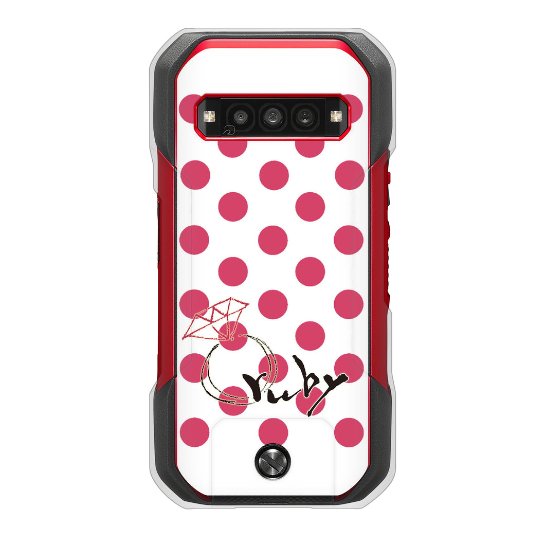 TORQUE G06 KYG03 au 高画質仕上げ 背面印刷 ハードケース大野詠舟 誕生石