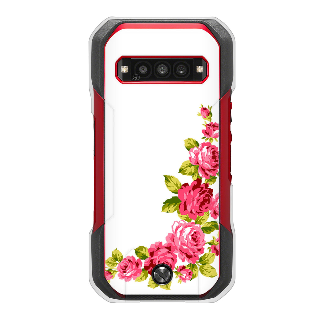 TORQUE G06 KYG03 au 高画質仕上げ 背面印刷 ハードケースロマンチックなバラ