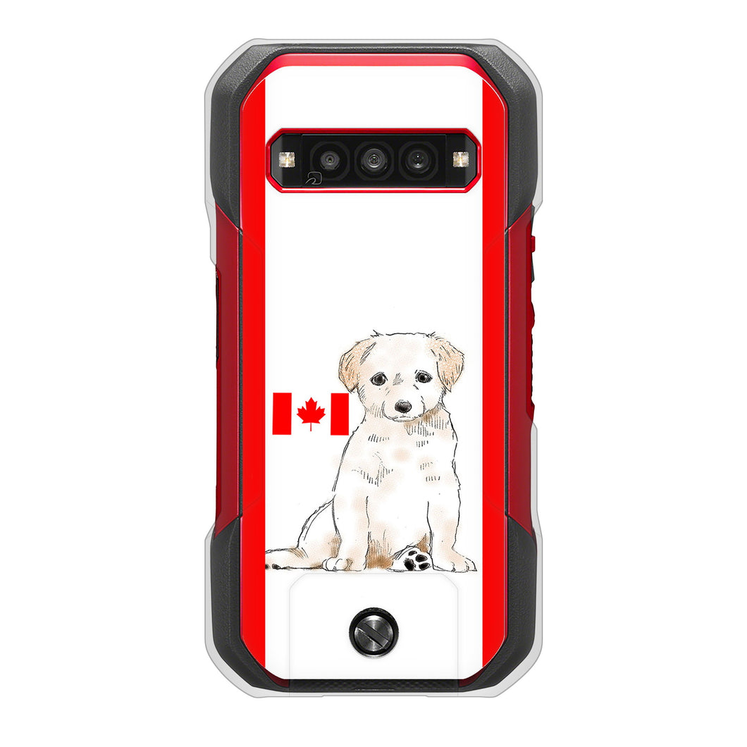 TORQUE G06 KYG03 au 高画質仕上げ 背面印刷 ハードケースラブラドールレトリバー