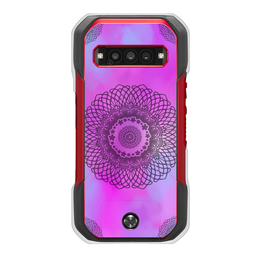 TORQUE G06 KYG03 au 高画質仕上げ 背面印刷 ハードケース 【YJ344 レース】