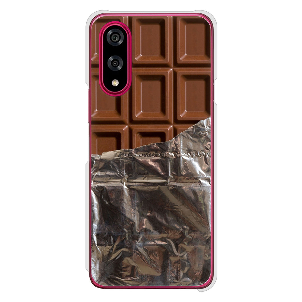 BASIO active3 KYG04 au 高画質仕上げ 背面印刷 ハードケース板チョコ