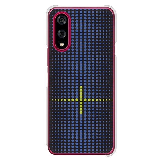 BASIO active3 KYG04 au IB907 グラデーションドット ハードケース 背面印刷