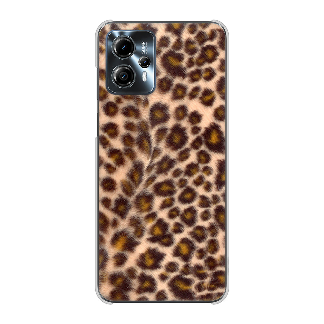 moto g13 高画質仕上げ 背面印刷 ハードケースアニマル柄