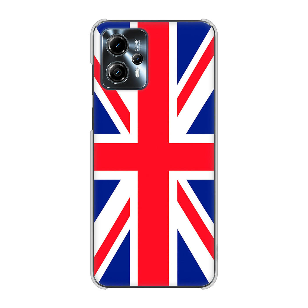 moto g13 高画質仕上げ 背面印刷 ハードケースユニオンジャック