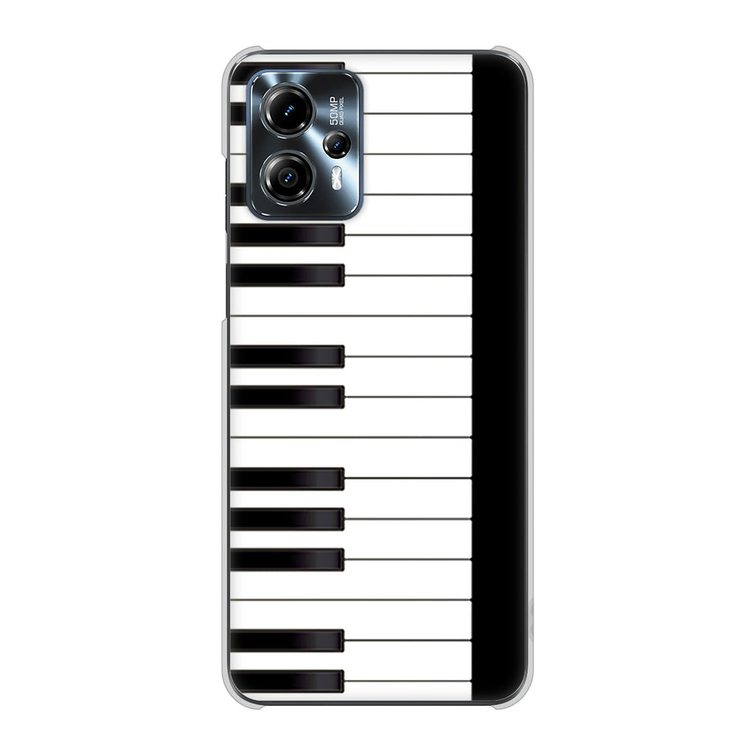 moto g13 高画質仕上げ 背面印刷 ハードケースピアノ
