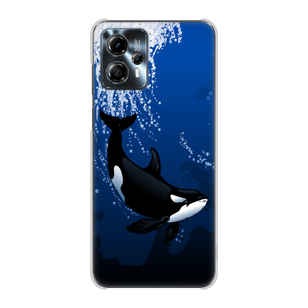 moto g13 高画質仕上げ 背面印刷 ハードケース海の守り神