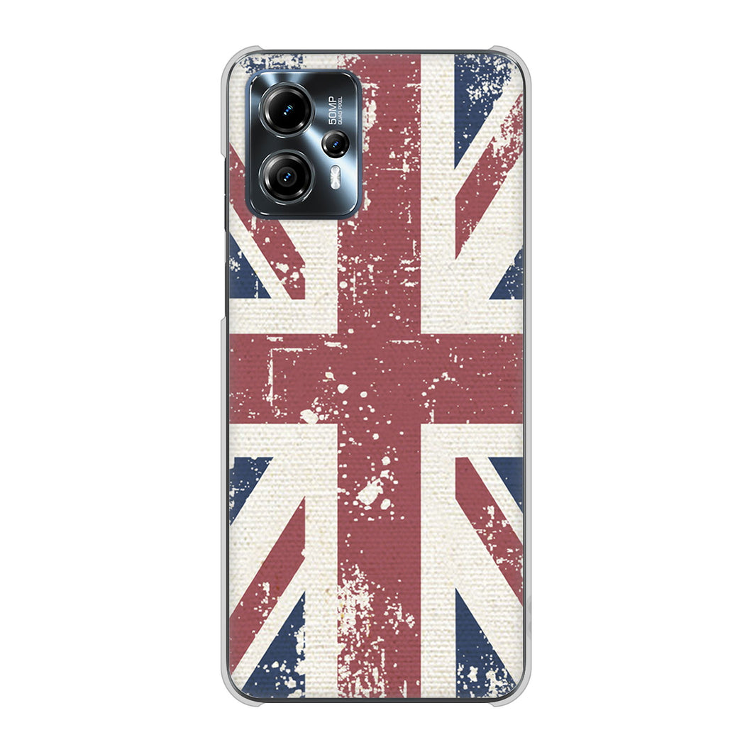 moto g13 高画質仕上げ 背面印刷 ハードケースユニオンジャック