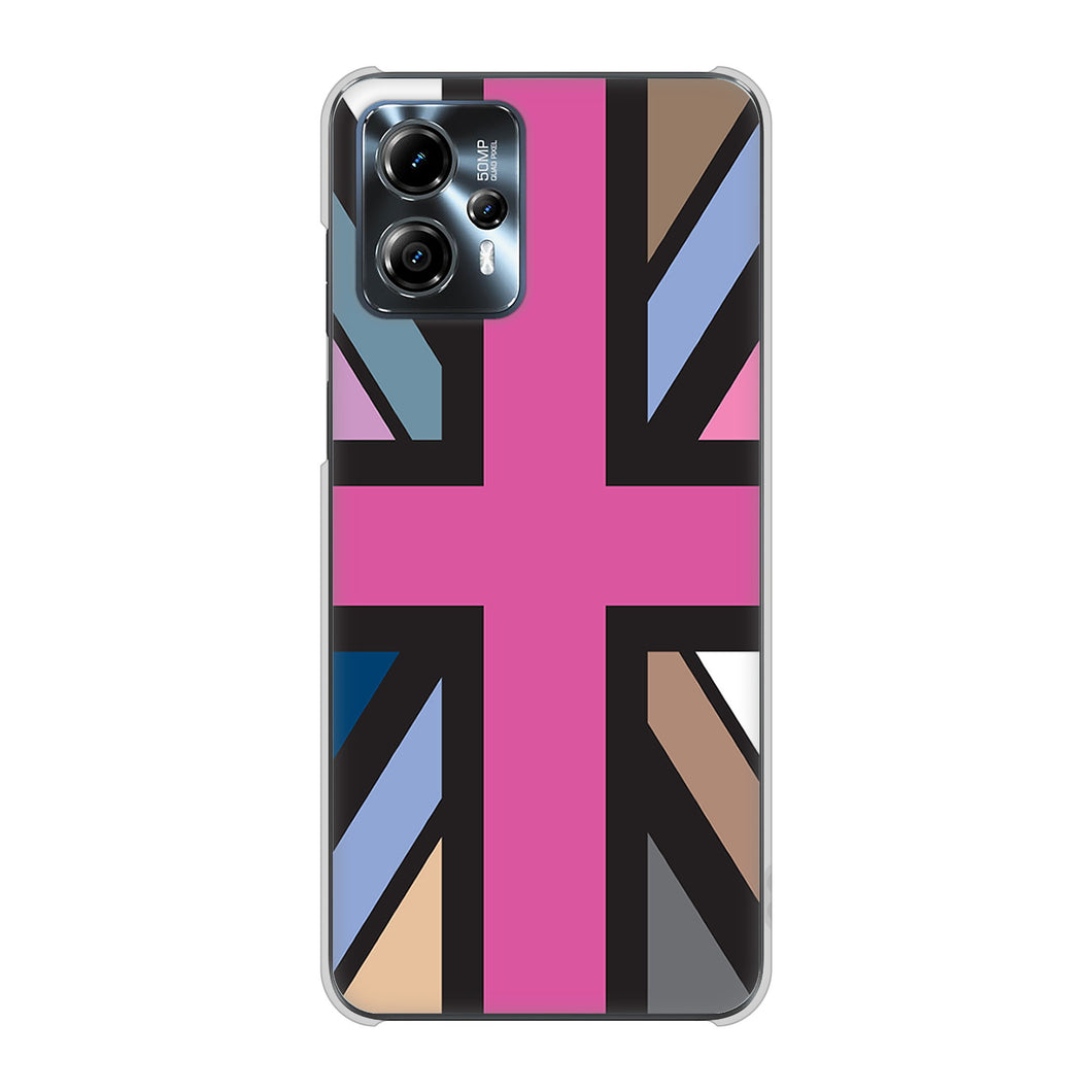 moto g13 高画質仕上げ 背面印刷 ハードケースユニオンジャック