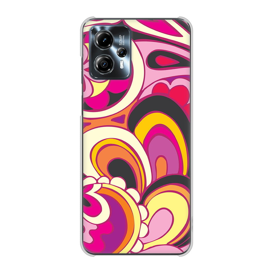 moto g13 高画質仕上げ 背面印刷 ハードケース 【586 ブローアップカラー】